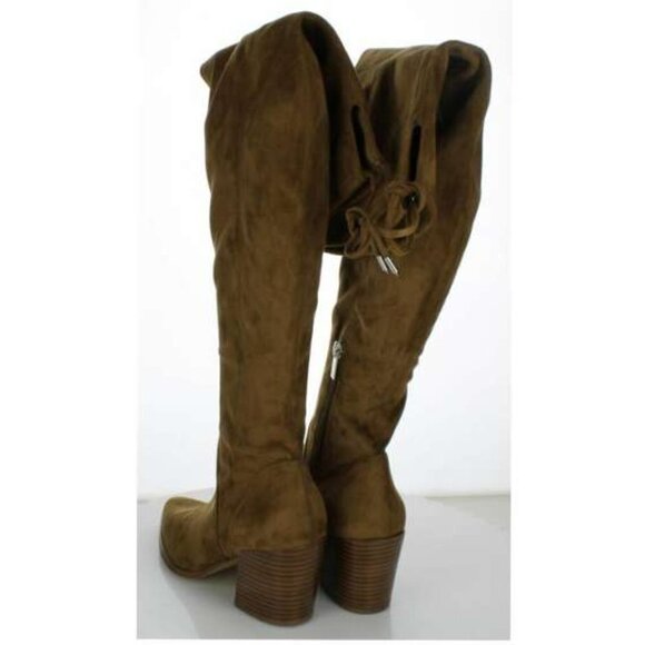 100% Authentic Marc Fisher Comara Over The Knee Pointed Toe Boots - Picture 3 of 5